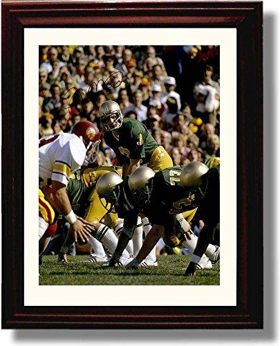 Framed 8x10 Joe Montana Framed 8x10 Autograph Promo Print - Notre Dame Framed Print - College Football FSP - Framed   