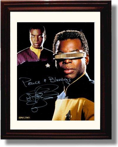 Unframed LeVar Burton Autograph Promo Print - Star Trek Unframed Print - Television FSP - Unframed   