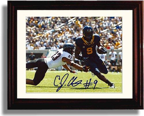 Framed 8x10 CJ Anderson Autograph Promo Print - Cal Golden Bears Framed Print - College Football FSP - Framed   