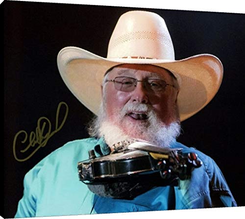 Acrylic Wall Art:  Charlie Daniels Autograph Print Acrylic - Music FSP - Acrylic   