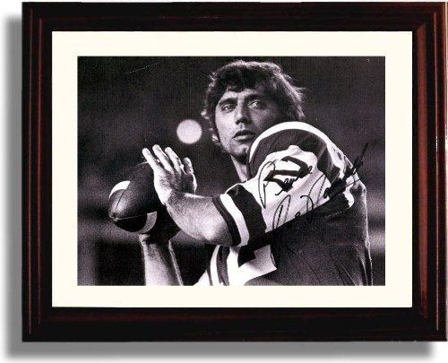 8x10 Framed Joe Namath - New York Jets Autograph Promo Print Framed Print - Pro Football FSP - Framed   