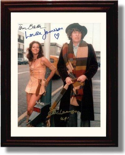 Unframed Dr Who Autograph Promo Print - Tom Baker Louise Jameson John Leeson Unframed Print - Television FSP - Unframed   