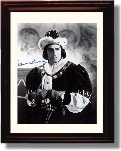 8x10 Framed Laurence Olivier Autograph Promo Print Framed Print - Movies FSP - Framed   