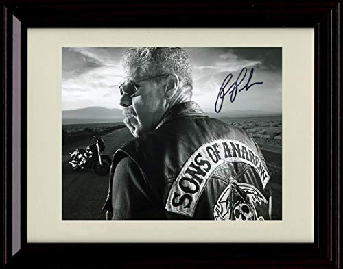 8x10 Framed Ron Perlman Autograph Promo Print - Sons of Anarchy Framed Print - Television FSP - Framed   