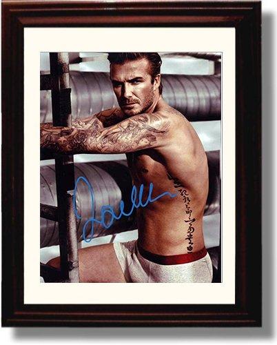 Unframed David Beckham Autograph Promo Print Unframed Print - Soccer FSP - Unframed   