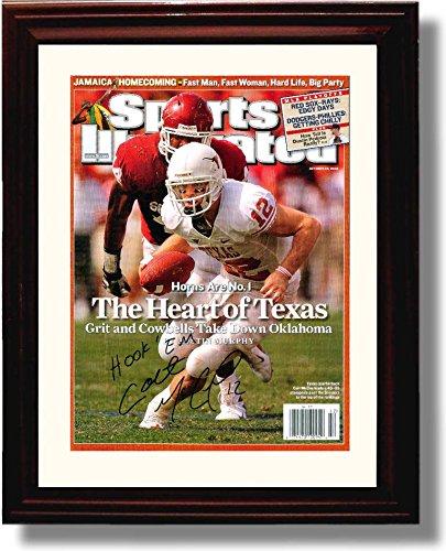 Unframed Colt McCoy "Heart of Texas" Longhorns SI Autograph Promo Print Unframed Print - College Football FSP - Unframed   