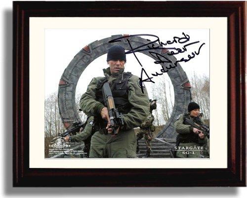 8x10 Framed Richard Dean Anderson Autograph Promo Print - Stargate Framed Print - Television FSP - Framed   