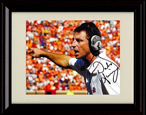 Framed 8x10 Clemson Tigers Coach Dabo Swinney Autograph Promo Print - Landscape Framed Print - College Football FSP - Framed   