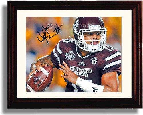 Framed 8x10 Dak Prescott "In The Pocket"- Mississippi State Bulldogs Autograph Promo Print Framed Print - College Football FSP - Framed   