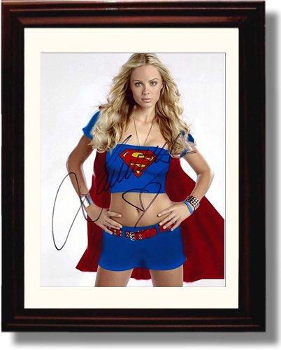 8x10 Framed Laura Vandervoort Autograph Promo Print Framed Print - Movies FSP - Framed   