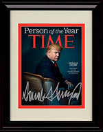 Unframed Donald Trump Autograph Promo Print - Time Magazine Person of the Year Unframed Print - History FSP - Unframed   